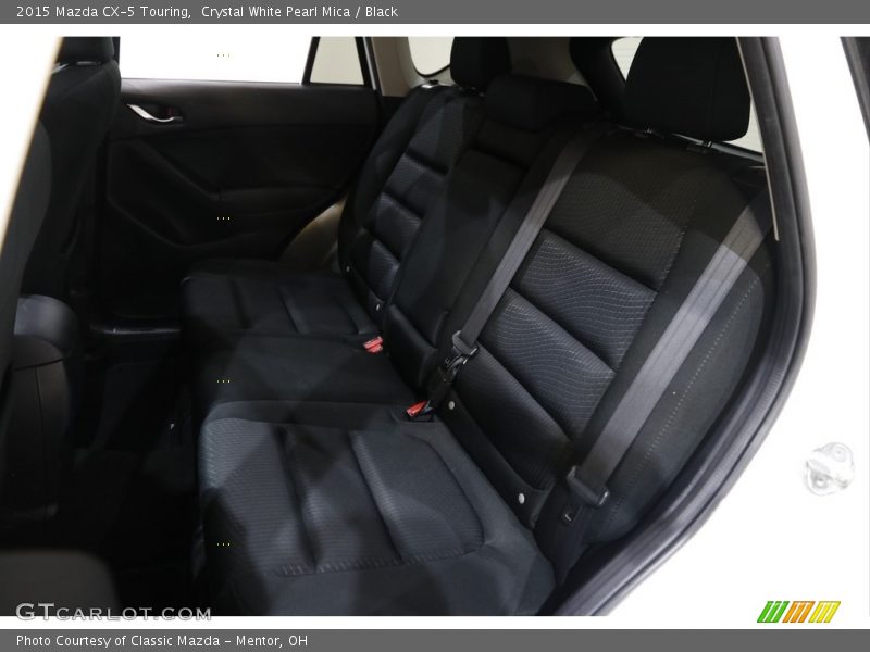Crystal White Pearl Mica / Black 2015 Mazda CX-5 Touring