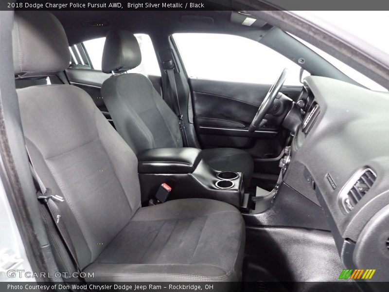 Bright Silver Metallic / Black 2018 Dodge Charger Police Pursuit AWD