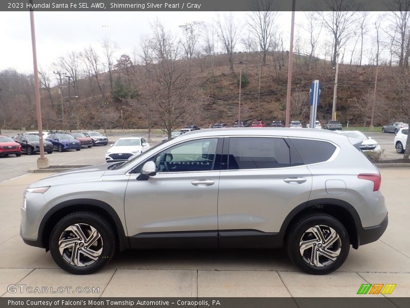  2023 Santa Fe SEL AWD Shimmering Silver Pearl