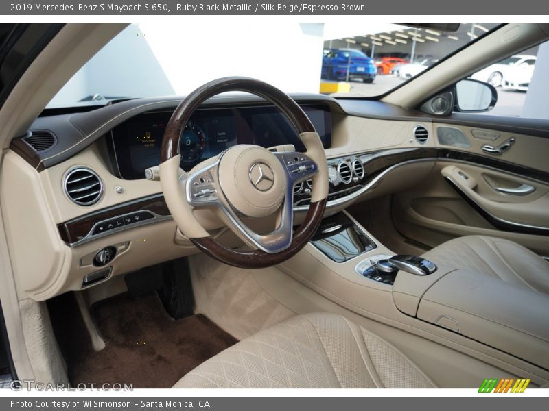  2019 S Maybach S 650 Silk Beige/Espresso Brown Interior