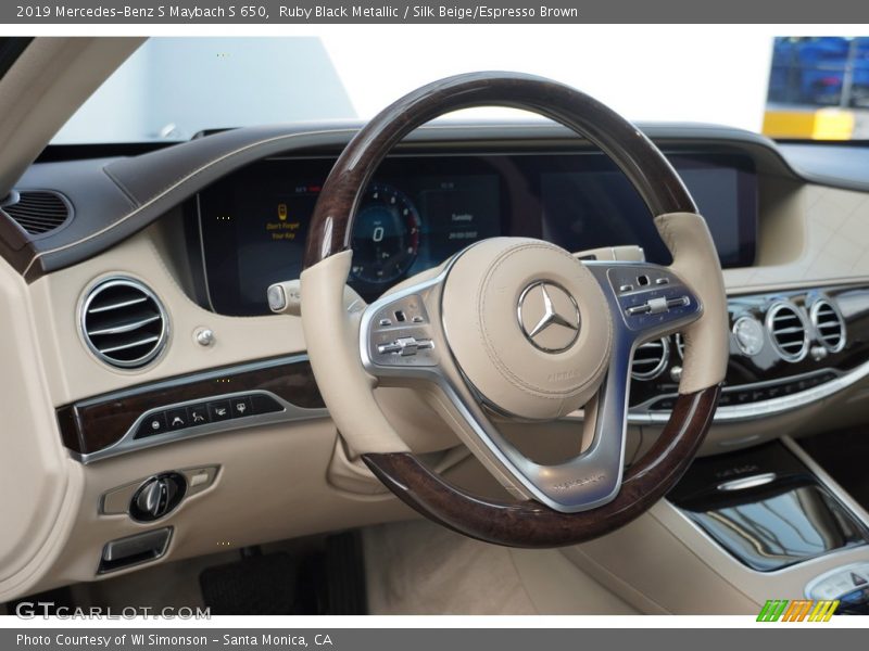  2019 S Maybach S 650 Steering Wheel