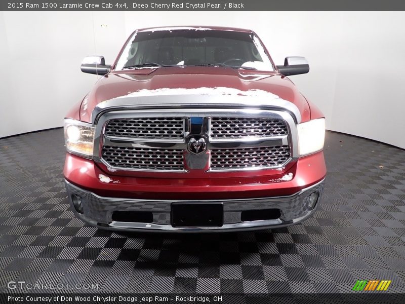 Deep Cherry Red Crystal Pearl / Black 2015 Ram 1500 Laramie Crew Cab 4x4