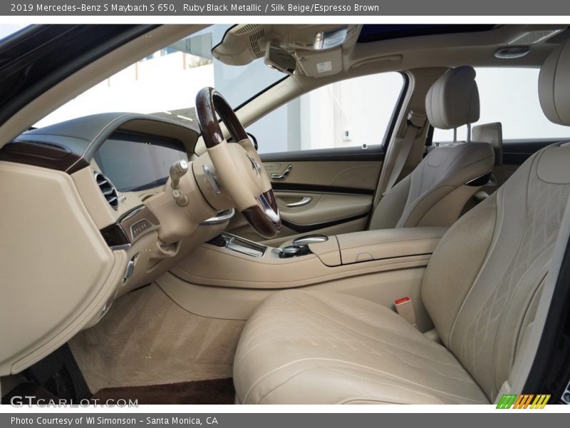Front Seat of 2019 S Maybach S 650