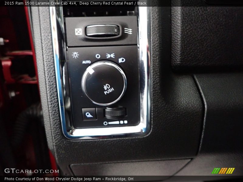 Deep Cherry Red Crystal Pearl / Black 2015 Ram 1500 Laramie Crew Cab 4x4