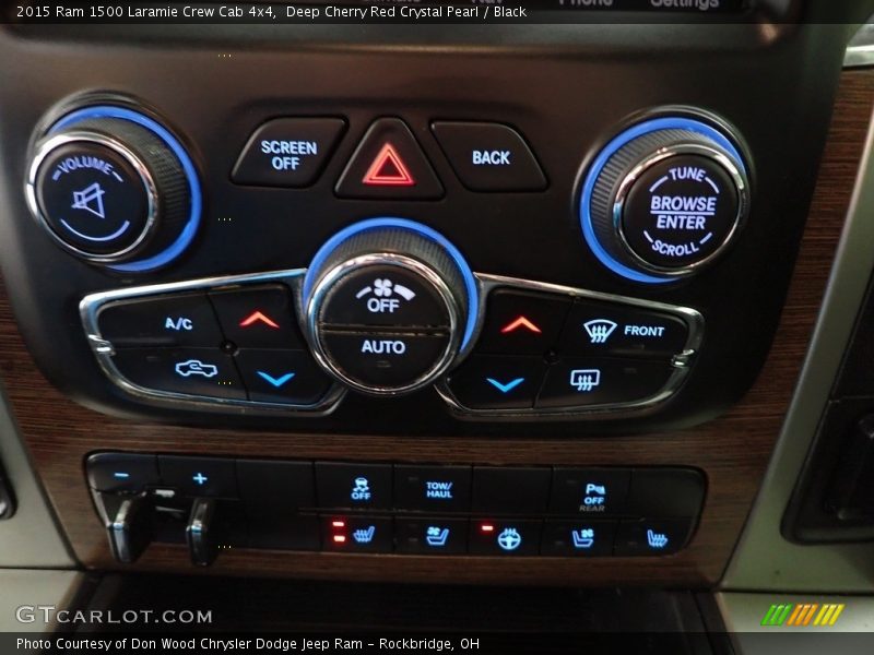 Controls of 2015 1500 Laramie Crew Cab 4x4