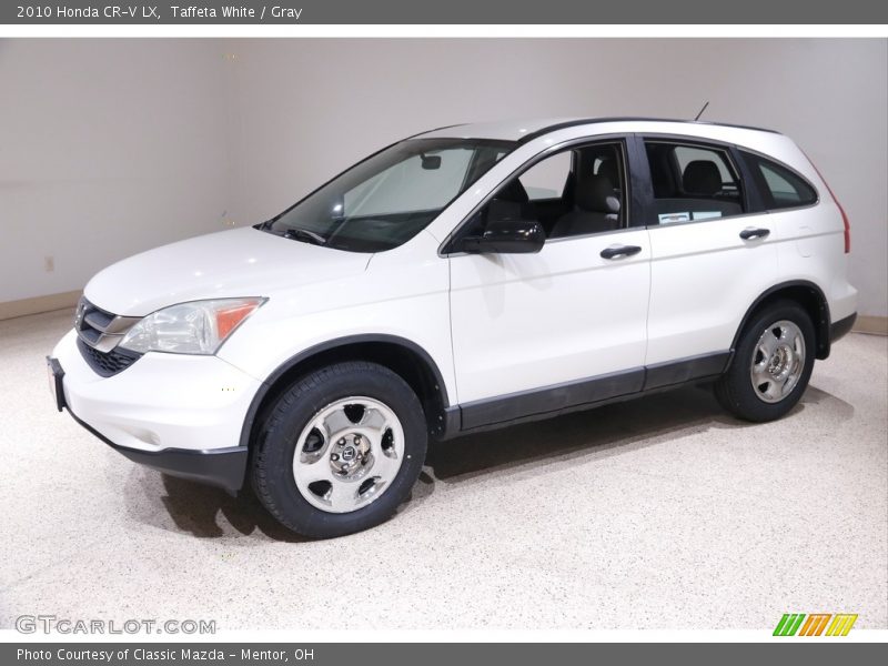 Taffeta White / Gray 2010 Honda CR-V LX
