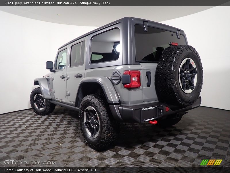 Sting-Gray / Black 2021 Jeep Wrangler Unlimited Rubicon 4x4