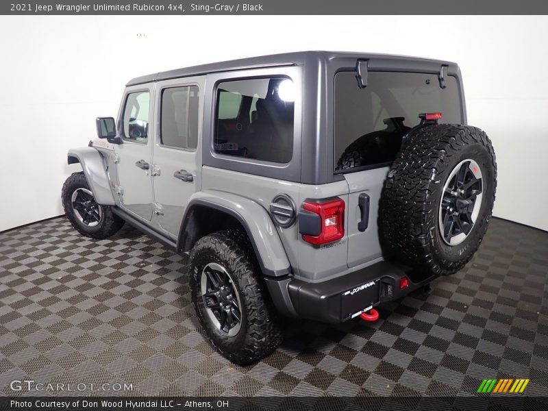 Sting-Gray / Black 2021 Jeep Wrangler Unlimited Rubicon 4x4