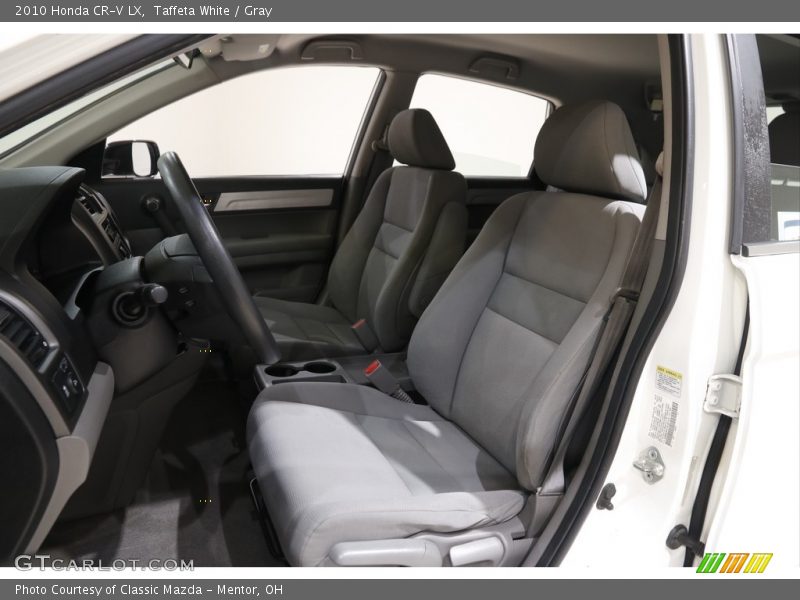 Taffeta White / Gray 2010 Honda CR-V LX