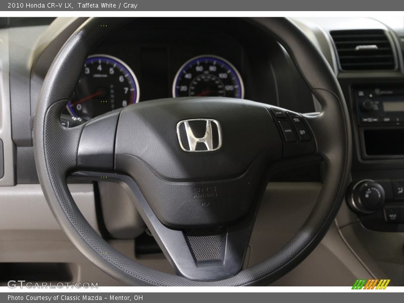 Taffeta White / Gray 2010 Honda CR-V LX