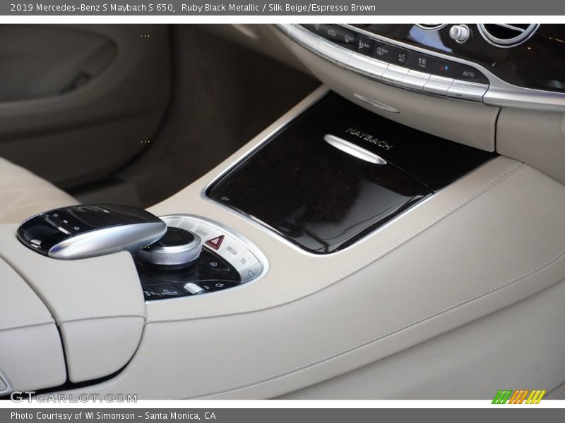 Ruby Black Metallic / Silk Beige/Espresso Brown 2019 Mercedes-Benz S Maybach S 650