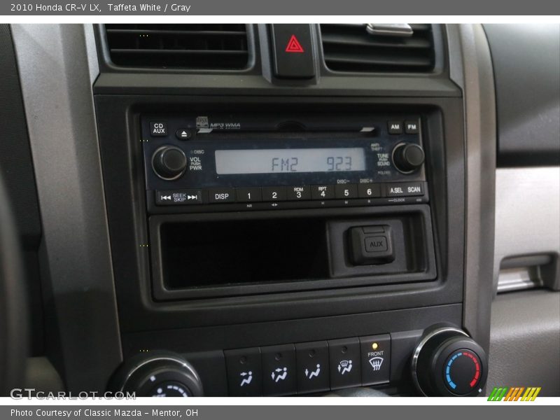 Taffeta White / Gray 2010 Honda CR-V LX