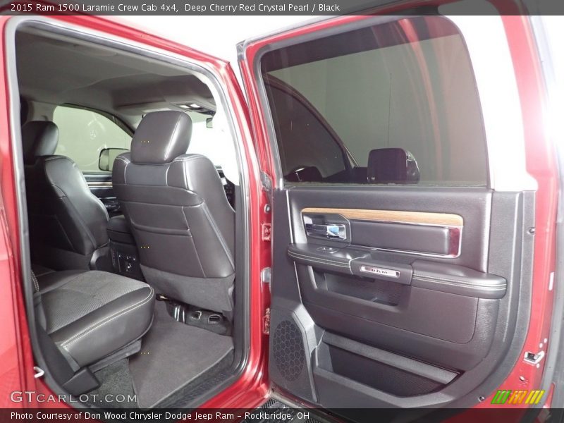 Deep Cherry Red Crystal Pearl / Black 2015 Ram 1500 Laramie Crew Cab 4x4