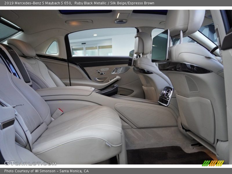 Rear Seat of 2019 S Maybach S 650