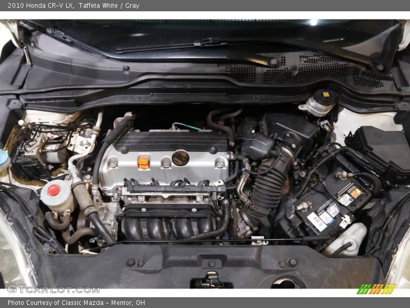 Taffeta White / Gray 2010 Honda CR-V LX