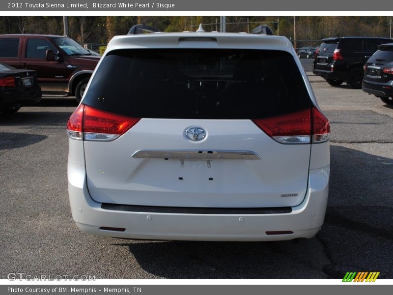Blizzard White Pearl / Bisque 2012 Toyota Sienna Limited