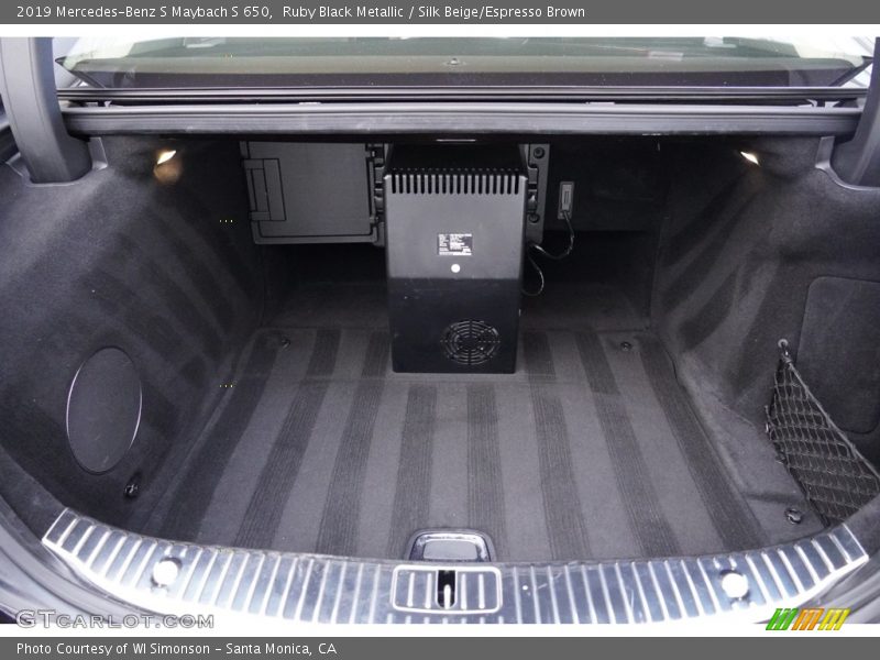  2019 S Maybach S 650 Trunk