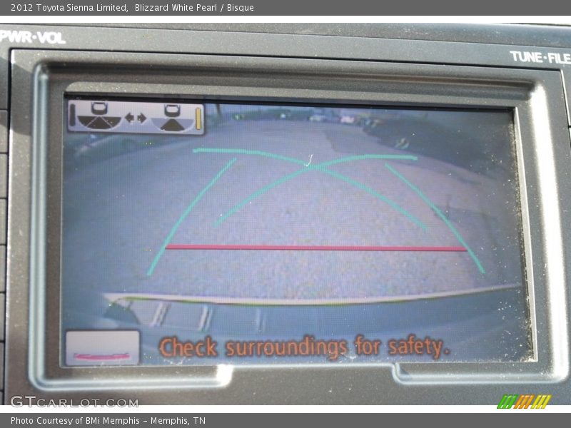 Blizzard White Pearl / Bisque 2012 Toyota Sienna Limited