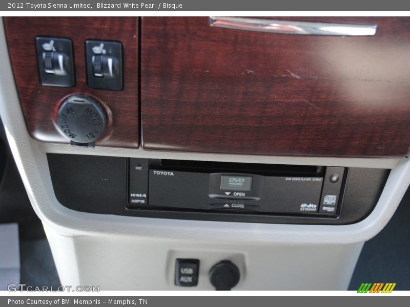Blizzard White Pearl / Bisque 2012 Toyota Sienna Limited