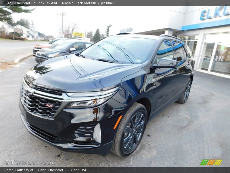Mosaic Black Metallic / Jet Black 2023 Chevrolet Equinox RS AWD
