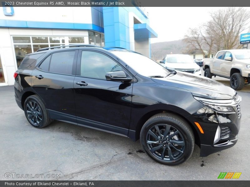 Mosaic Black Metallic / Jet Black 2023 Chevrolet Equinox RS AWD