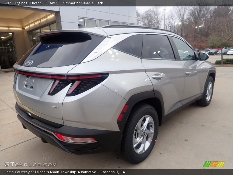 Shimmering Silver / Black 2023 Hyundai Tucson SEL AWD