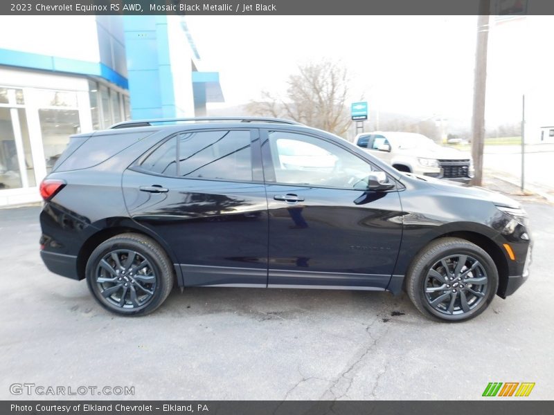 Mosaic Black Metallic / Jet Black 2023 Chevrolet Equinox RS AWD