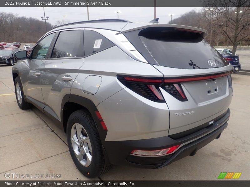 Shimmering Silver / Black 2023 Hyundai Tucson SEL AWD