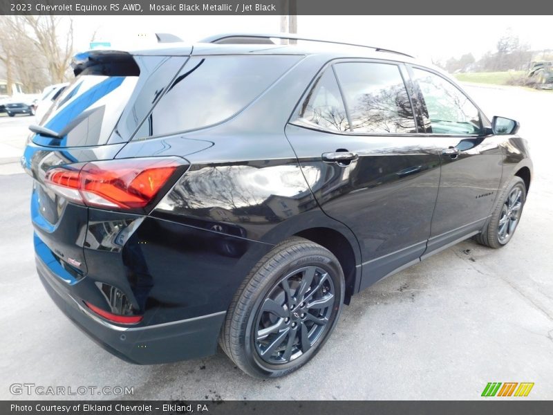 Mosaic Black Metallic / Jet Black 2023 Chevrolet Equinox RS AWD
