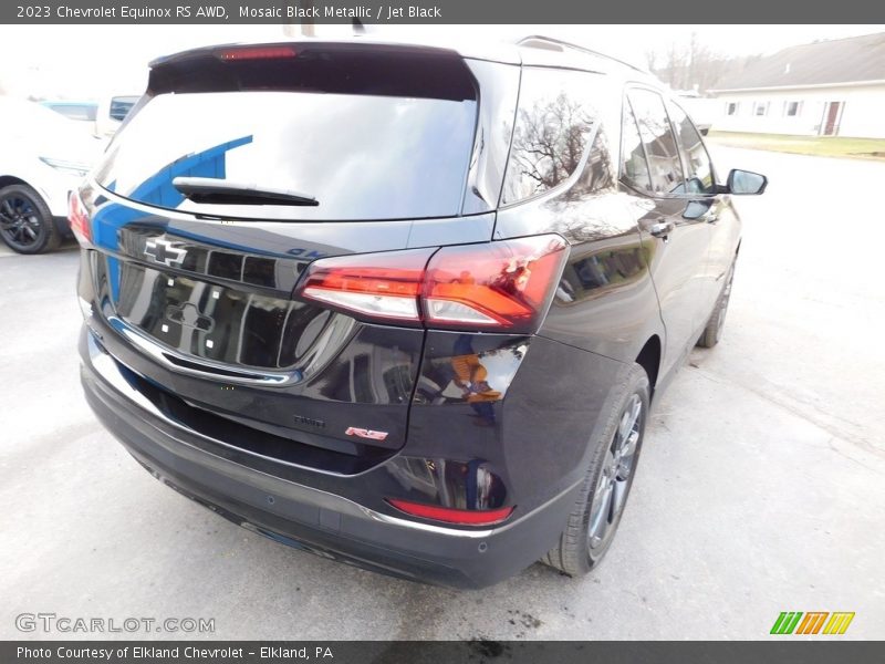 Mosaic Black Metallic / Jet Black 2023 Chevrolet Equinox RS AWD