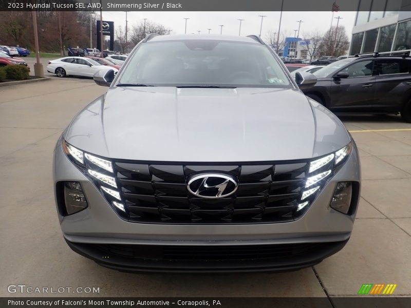 Shimmering Silver / Black 2023 Hyundai Tucson SEL AWD