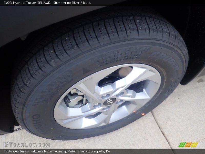Shimmering Silver / Black 2023 Hyundai Tucson SEL AWD