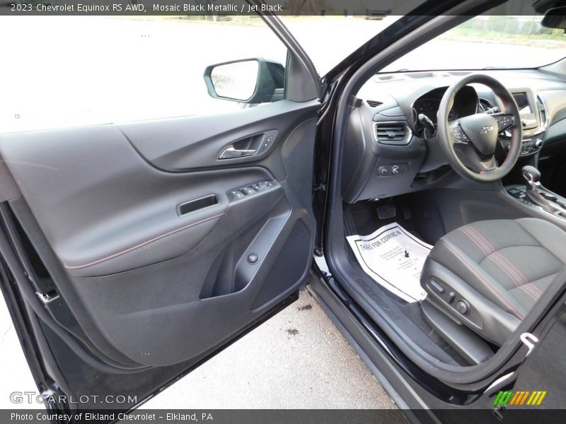 Front Seat of 2023 Equinox RS AWD
