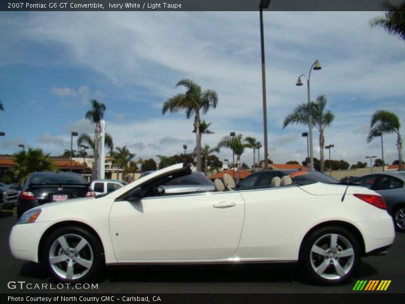 Ivory White / Light Taupe 2007 Pontiac G6 GT Convertible