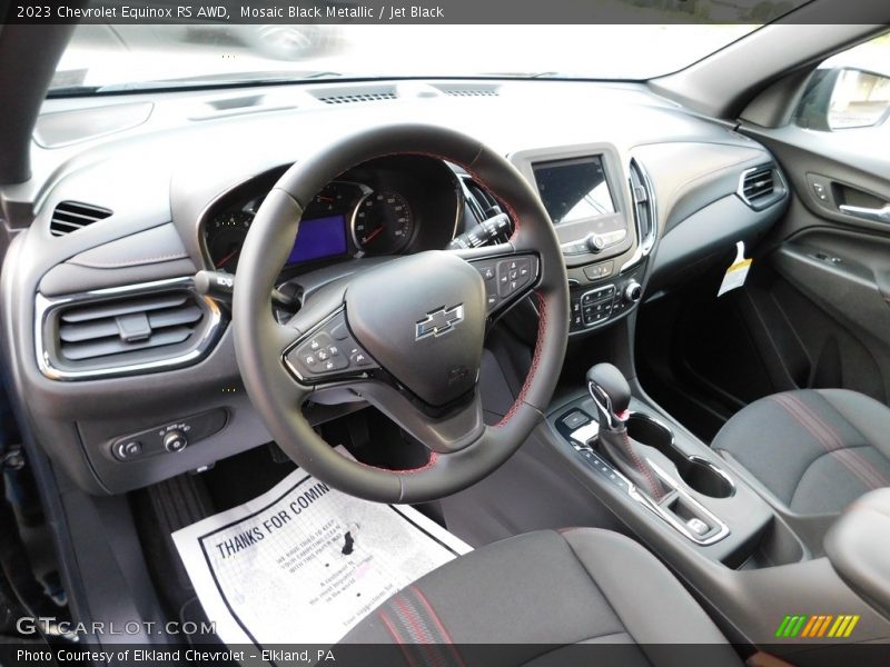  2023 Equinox RS AWD Jet Black Interior
