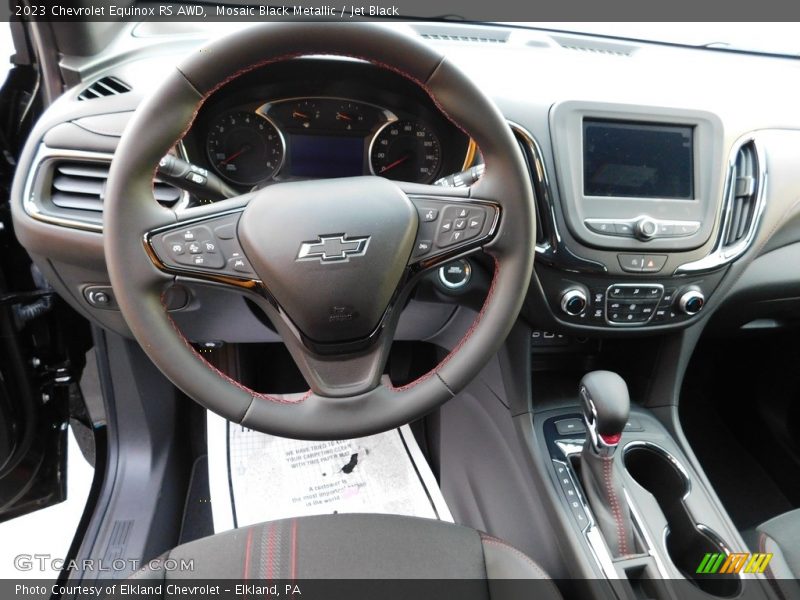 Dashboard of 2023 Equinox RS AWD