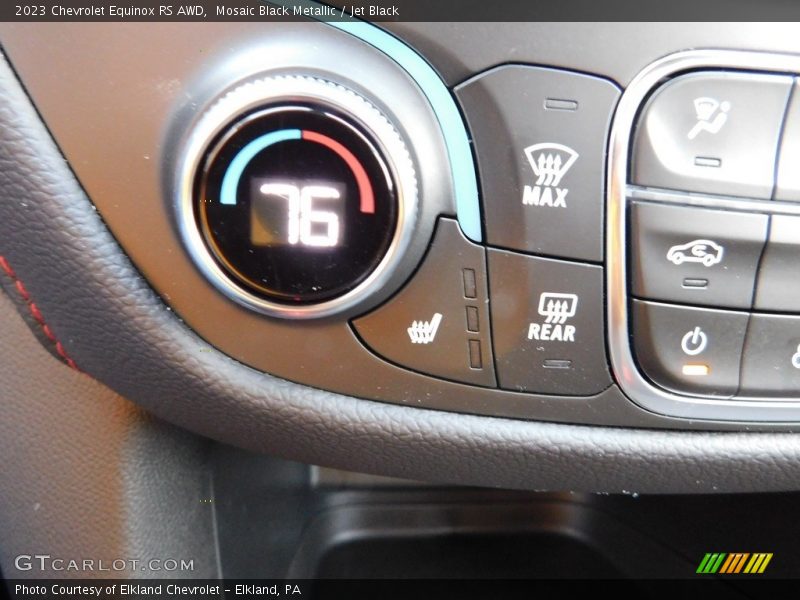 Mosaic Black Metallic / Jet Black 2023 Chevrolet Equinox RS AWD