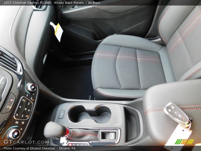 Mosaic Black Metallic / Jet Black 2023 Chevrolet Equinox RS AWD