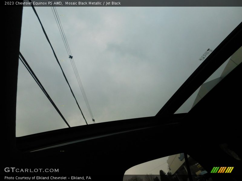 Mosaic Black Metallic / Jet Black 2023 Chevrolet Equinox RS AWD