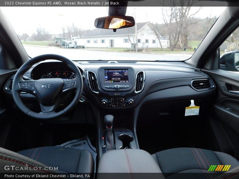 Mosaic Black Metallic / Jet Black 2023 Chevrolet Equinox RS AWD