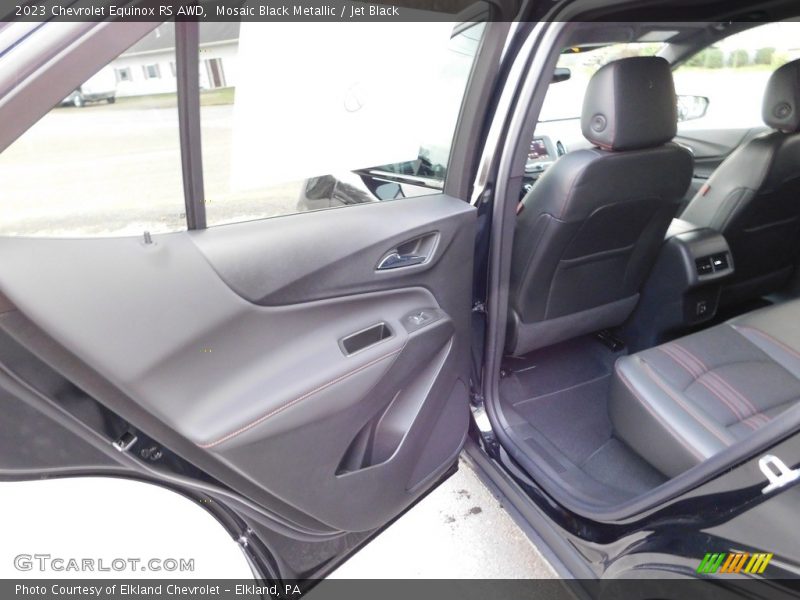 Mosaic Black Metallic / Jet Black 2023 Chevrolet Equinox RS AWD