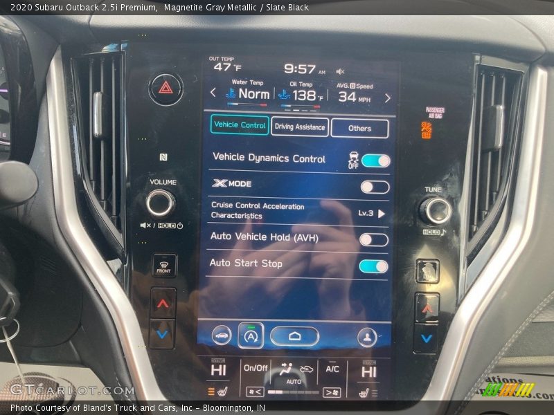 Magnetite Gray Metallic / Slate Black 2020 Subaru Outback 2.5i Premium