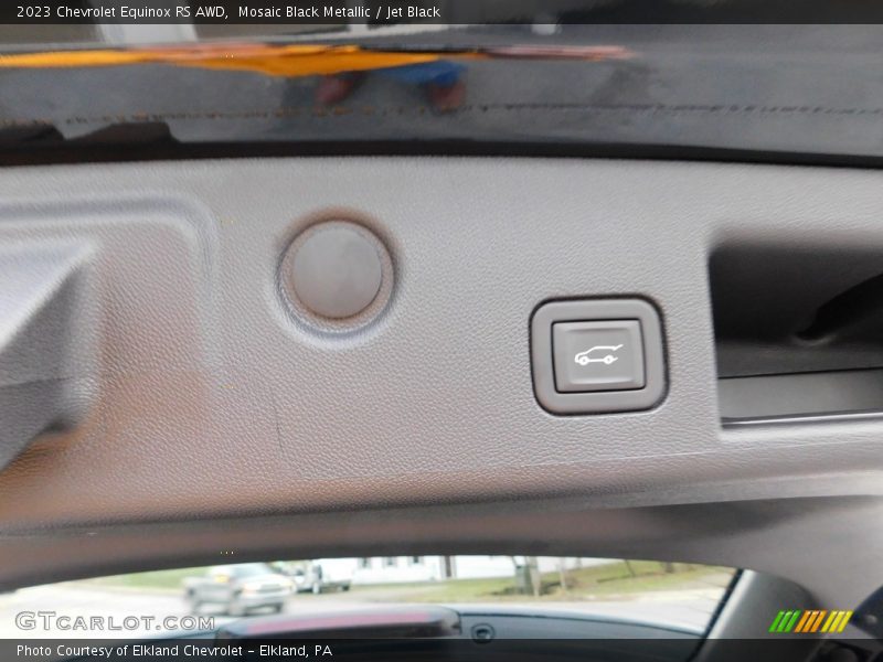 Mosaic Black Metallic / Jet Black 2023 Chevrolet Equinox RS AWD