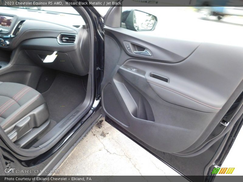 Mosaic Black Metallic / Jet Black 2023 Chevrolet Equinox RS AWD