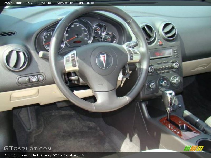 Ivory White / Light Taupe 2007 Pontiac G6 GT Convertible
