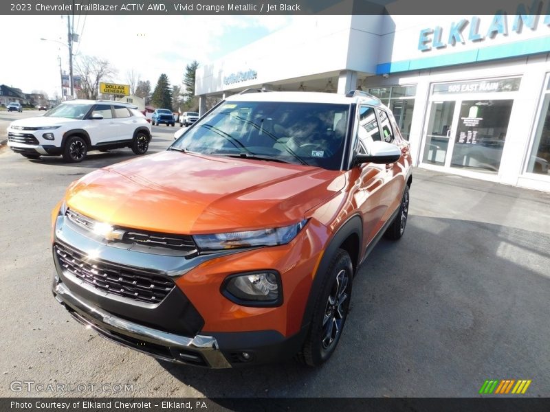 Vivid Orange Metallic / Jet Black 2023 Chevrolet TrailBlazer ACTIV AWD