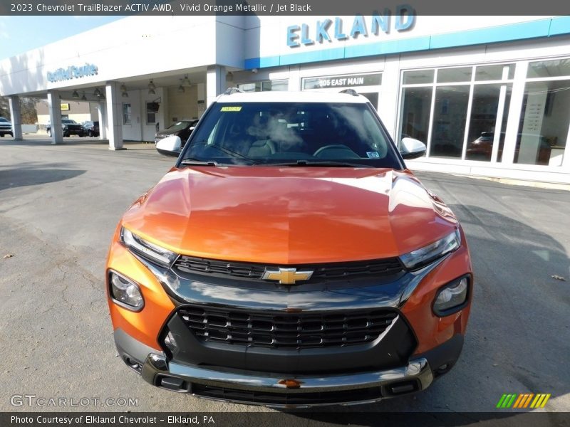 Vivid Orange Metallic / Jet Black 2023 Chevrolet TrailBlazer ACTIV AWD