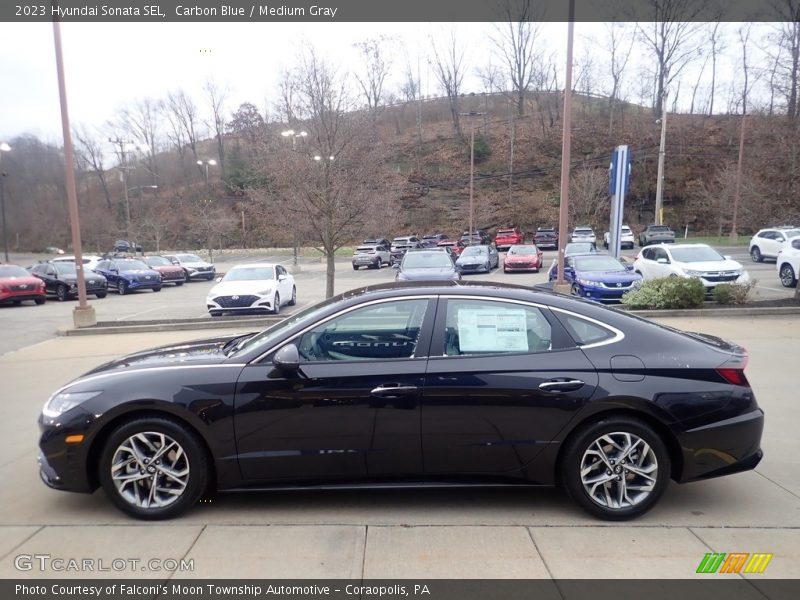 Carbon Blue / Medium Gray 2023 Hyundai Sonata SEL