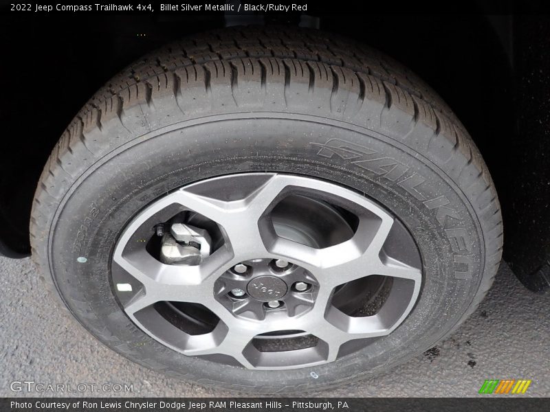 Billet Silver Metallic / Black/Ruby Red 2022 Jeep Compass Trailhawk 4x4