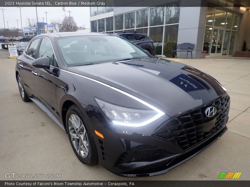 Carbon Blue / Medium Gray 2023 Hyundai Sonata SEL